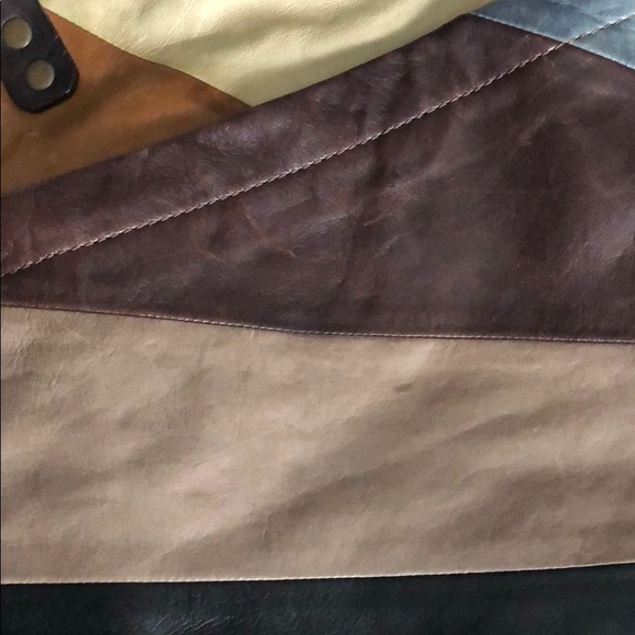 Anthropologie JasM.B. London Patchwork Leather Bag - Picture 2 of 4